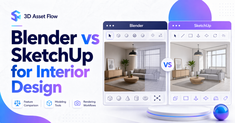 Blender vs SketchUp for Interior Design (Full Comparison)