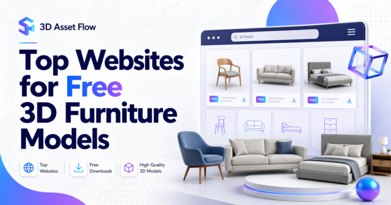 Top Websites for Free Furniture 3D Models